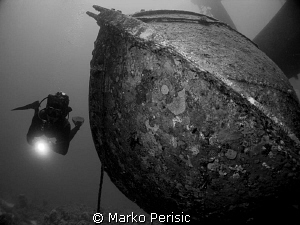 One of the life boats rests by the side of the Salem Expr... by Marko Perisic 